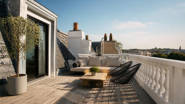 Après : une toiture rénovée qui gagne une belle terrasse