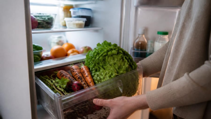 On croit que le frigo garde tout propre parce qu'il fait froid : le bac à légumes est la deuxième zone la…