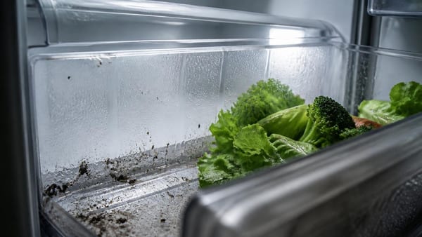 On croit que le frigo garde tout propre parce qu'il fait froid : le bac à légumes est la deuxième zone la…