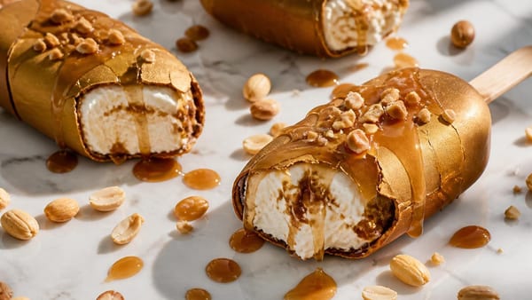 La recette de CL : glaces, cacahuètes et caramel beurre salé pour un presque Snickers