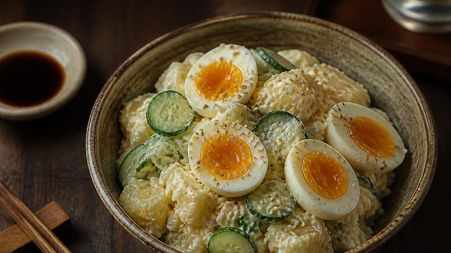 La recette de la salade de pommes de terre comme dans les Izakayas japonais
